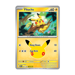 Pikachu 041/128 – 30th Celebration – Englisch – Near Mint – Differenzbesteuerung nach § 25a UStG