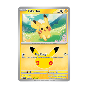 Pikachu 047/128 – 30th Celebration – Englisch – Near Mint – Differenzbesteuerung nach § 25a UStG