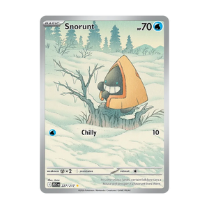 Snorunt 227/217 – Ascended Heroes – Englisch – Differenzbesteuerung nach § 25a UStG