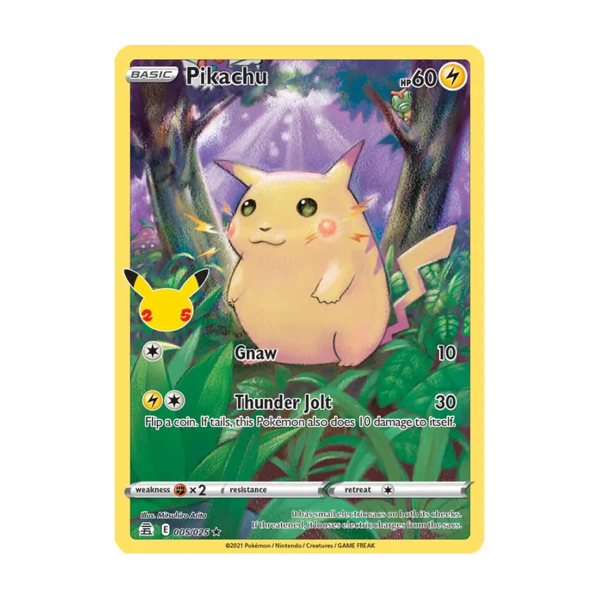 Pikachu CEL 005 – Englisch – Beispielbild