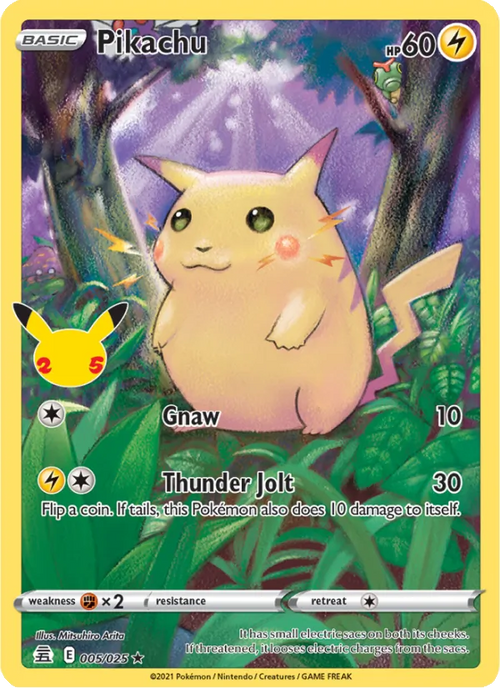 Pikachu CEL 005 – Englisch – Beispielbild