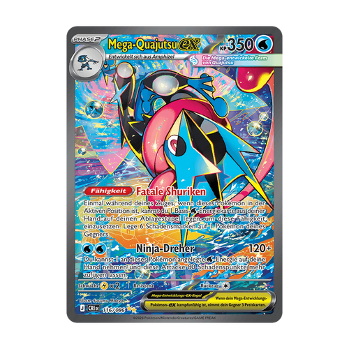 Referenzbild Mega-Quajutsu-ex 116/086 – Wachsendes Chaos – Deutsch
