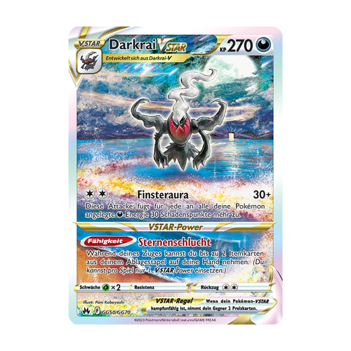 Referenzbild Darkrai VSTAR GG50/GG70 – Zenit der Könige – Deutsch