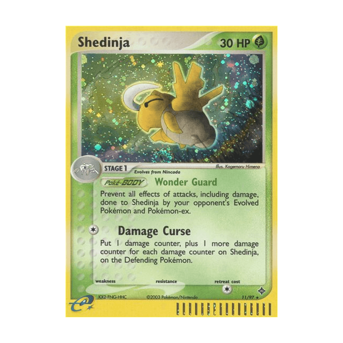 Referenzbild Shedinja 011/097 – Dragon – Englisch
