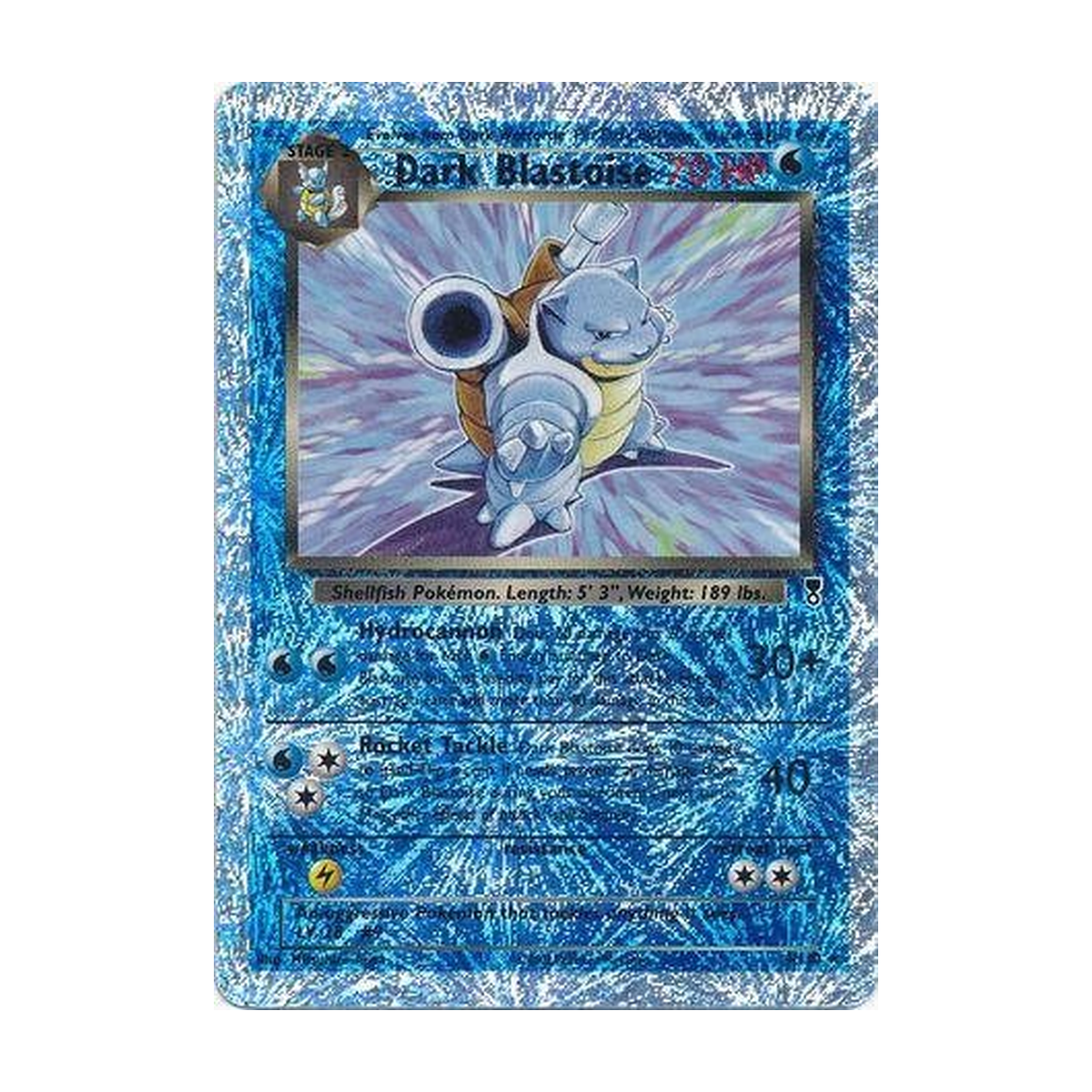 Referenzbild Dark Blastoise 004/110 Reverse Holo – Legendary Collection – Englisch