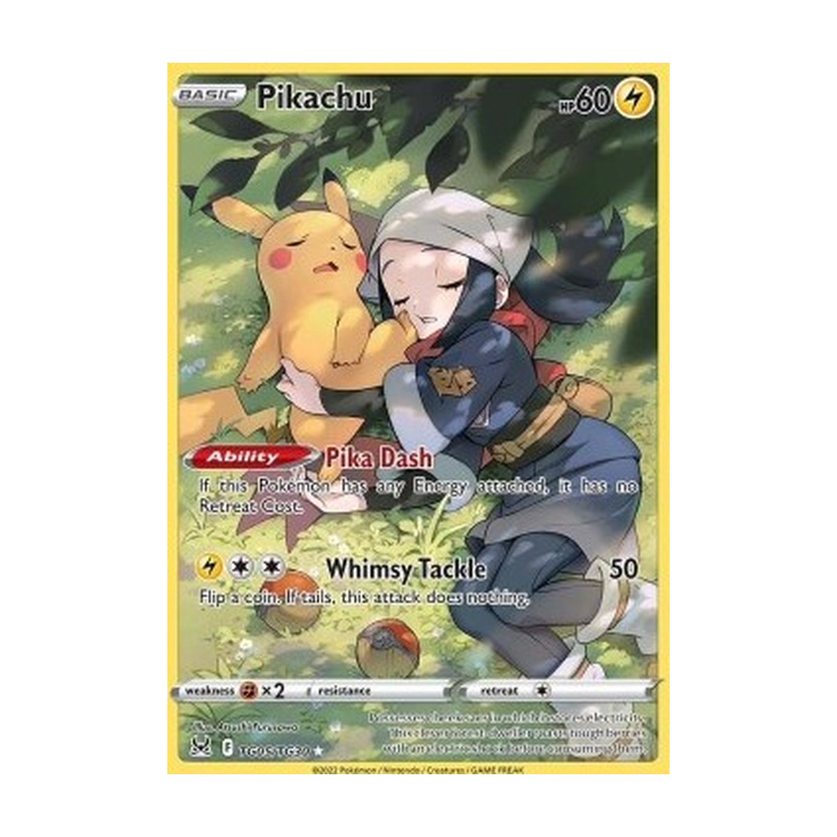 Referenzbild Pikachu TG05/TG30 Holo – Verlorener Ursprung – Deutsch
