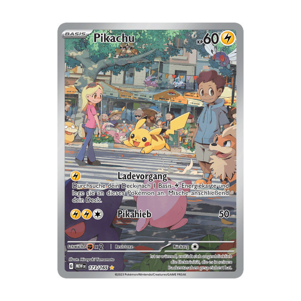 Referenzbild Pikachu 173/165 – 151 – Deutsch