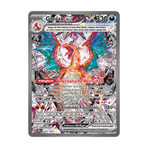 Glurak-ex 223/197 – Obsidian Flammen – Deutsch – Near Mint – Differenzbesteuerung nach § 25a UStG
