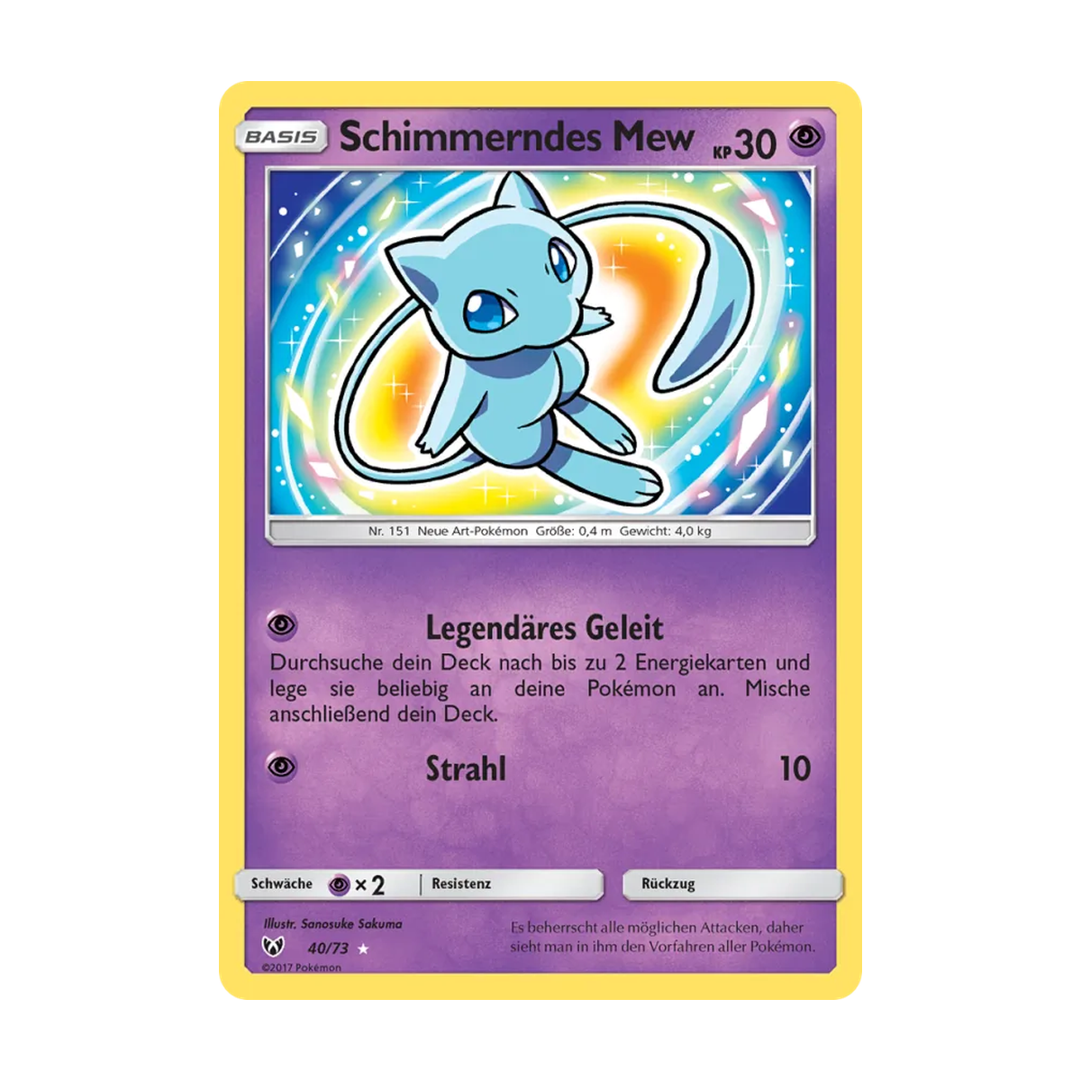 Schimmerndes Mew 40/73 – Schimmernde Legenden – Deutsch – Referenzbild