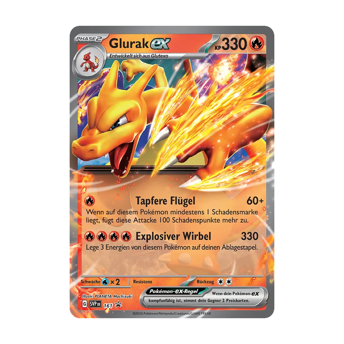Glurak-ex 161/225 – SVP Black Star Promos – Deutsch – Referenzbild