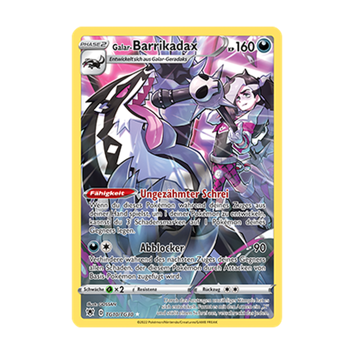Galar-Barrikadax TG10/0030 – Astralglanz Trainer-Galerie – Deutsch – Referenzbild