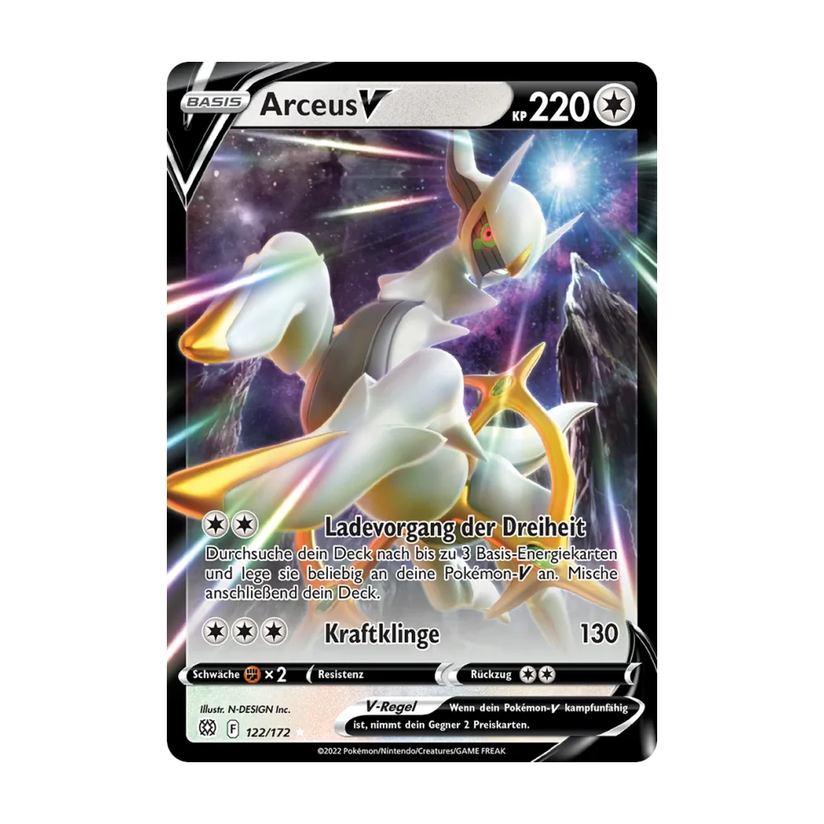 Arceus V 122/172 – Strahlende Sterne – Deutsch – Referenzbild