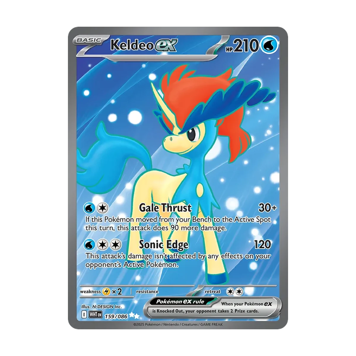 Keldeo ex WHT 159 – Englisch – Beispielbild