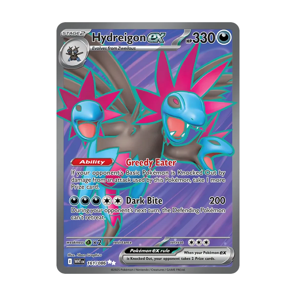 Hydreigon ex WHT 161 – Englisch – Beispielbild