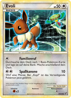 Evoli Non-Holo 048/090 – Unerschrocken – Deutsch – Differenzbesteuerung nach § 25a UStG
