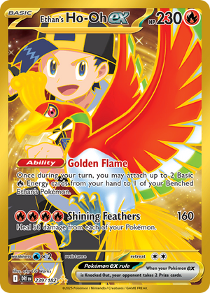 Ethan's Ho-Oh ex - Destined Rivals - 239/182 - Holofoil Differenzbesteuerung nach §25a UstG