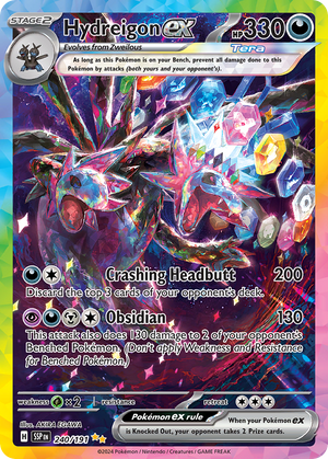 🇬🇧 Hydreigon ex - Surging Sparks - 240/191 - Holofoil Differenzbesteuerung nach §25a UstG