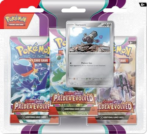 Paldea Evolved 3-Pack Blister - Varoom — Paldea Evolved