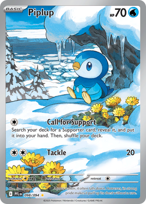 🇬🇧 Piplup - Phantasmal Flames - 098/094 - Holofoil Differenzbesteuerung nach §25a UstG