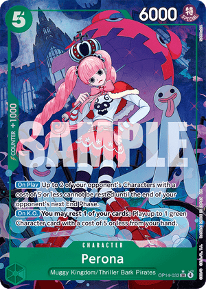 Perona - The Azure Sea's Seven - OP14-033 - Alt Art Differenzbesteuerung nach §25a UstG