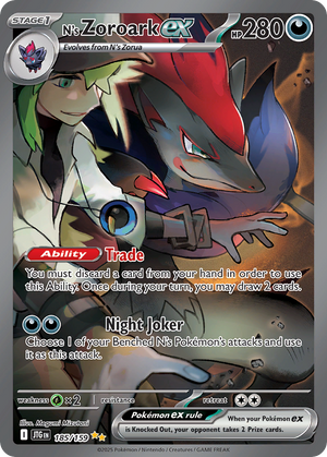 🇬🇧 N's Zoroark ex - Journey Together - 185/159 - Holofoil Differenzbesteuerung nach §25a UstG
