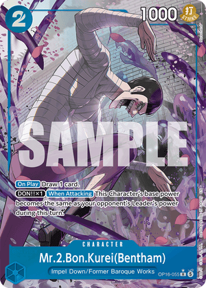 Mr.2.Bon.Kurei(Bentham) - The Time Of Battle - OP16-055 - Alt Art Differenzbesteuerung nach §25a UstG