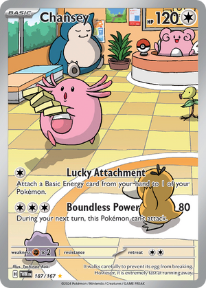 🇬🇧 Chansey - Twilight Masquerade - 187/167 - Holofoil Differenzbesteuerung nach §25a UstG