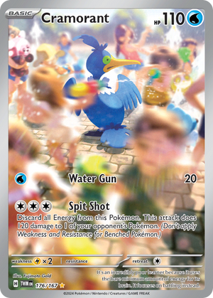 🇬🇧 Cramorant - Twilight Masquerade - 176/167 - Holofoil Differenzbesteuerung nach §25a UstG