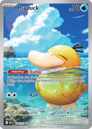 Psyduck - Ascended Heroes - 226/217 - Holofoil Differenzbesteuerung nach §25a UstG