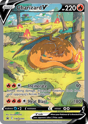 🇬🇧 Charizard V - SWSH Black Star Promos - SWSH260 - Holofoil Differenzbesteuerung nach §25a UstG