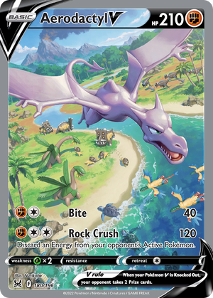 🇬🇧 Aerodactyl V - Lost Origin - 180/196 - Holofoil Differenzbesteuerung nach §25a UstG