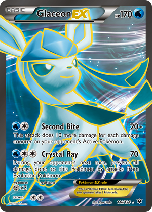 Glaceon-EX - Fates Collide - 116/124 - Holofoil Differenzbesteuerung nach §25a UstG