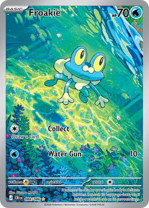 🇬🇧 Froakie - Chaos Rising - 088/086 - Holofoil Differenzbesteuerung nach §25a UstG