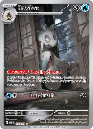 🇬🇧 Froslass - Twilight Masquerade - 174/167 - Holofoil Differenzbesteuerung nach §25a UstG