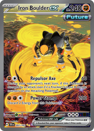 Iron Boulder ex - Temporal Forces - 207/162 - PSA 10 Differenzbesteuerung nach §25a UstG