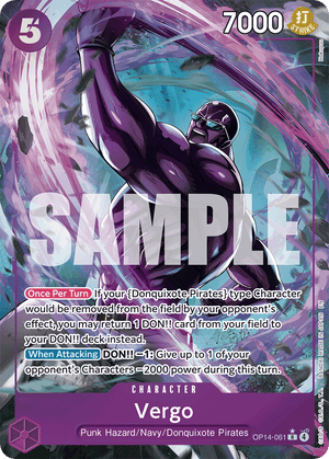 Vergo - The Azure Sea's Seven - OP14-061 - Alt Art Differenzbesteuerung nach §25a UstG