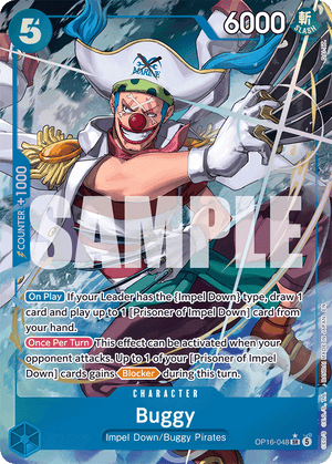 Buggy - The Time Of Battle - OP16-048 - Alt Art Differenzbesteuerung nach §25a UstG