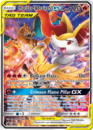 🇬🇧 Charizard & Braixen-GX - SM Black Star Promos - SM230 - CGC 8 Differenzbesteuerung nach §25a UstG