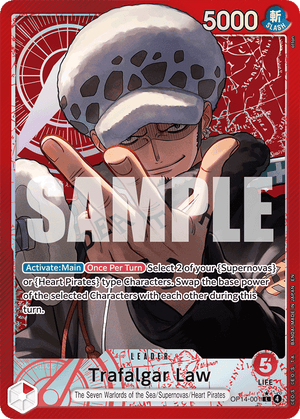 Trafalgar Law - The Azure Sea's Seven - OP14-001 - Alt Art Differenzbesteuerung nach §25a UstG