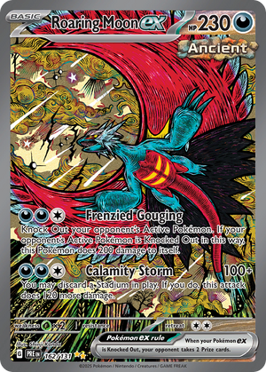 Roaring Moon ex - Prismatic Evolutions - 162/131 - Holofoil Differenzbesteuerung nach §25a UstG