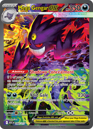 Mega Gengar ex - Ascended Heroes - 284/217 - Holofoil Differenzbesteuerung nach §25a UstG