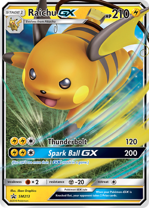 🇬🇧 Raichu-GX - SM Black Star Promos - SM213 - Holofoil Differenzbesteuerung nach §25a UstG