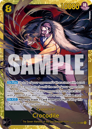Crocodile - The Azure Sea's Seven - OP14-120 - Foil Differenzbesteuerung nach §25a UstG