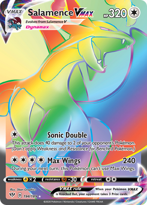 🇬🇧 Salamence VMAX - Darkness Ablaze - 194/189 - Holofoil Differenzbesteuerung nach §25a UstG