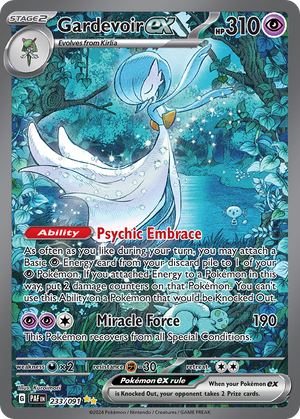 🇬🇧 Gardevoir ex - Paldean Fates - 233/091 - Holofoil Differenzbesteuerung nach §25a UstG