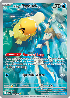 Misty's Psyduck - Destined Rivals - 193/182 - Holofoil Differenzbesteuerung nach §25a UstG