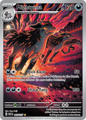 🇬🇧 Mightyena - Ascended Heroes - 243/217 - Holofoil Differenzbesteuerung nach §25a UstG