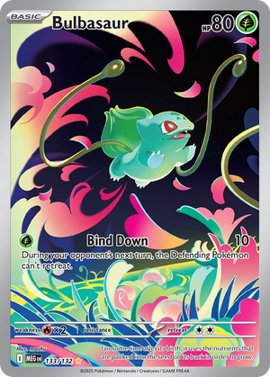 🇬🇧 Bulbasaur - Mega Evolution - 133/132 - Holofoil Differenzbesteuerung nach §25a UstG