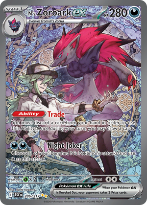 N's Zoroark ex - Ascended Heroes - 286/217 - Holofoil Differenzbesteuerung nach §25a UstG