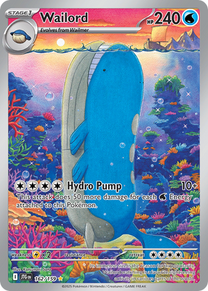 🇬🇧 Wailord - Journey Together - 162/159 - Holofoil Differenzbesteuerung nach §25a UstG
